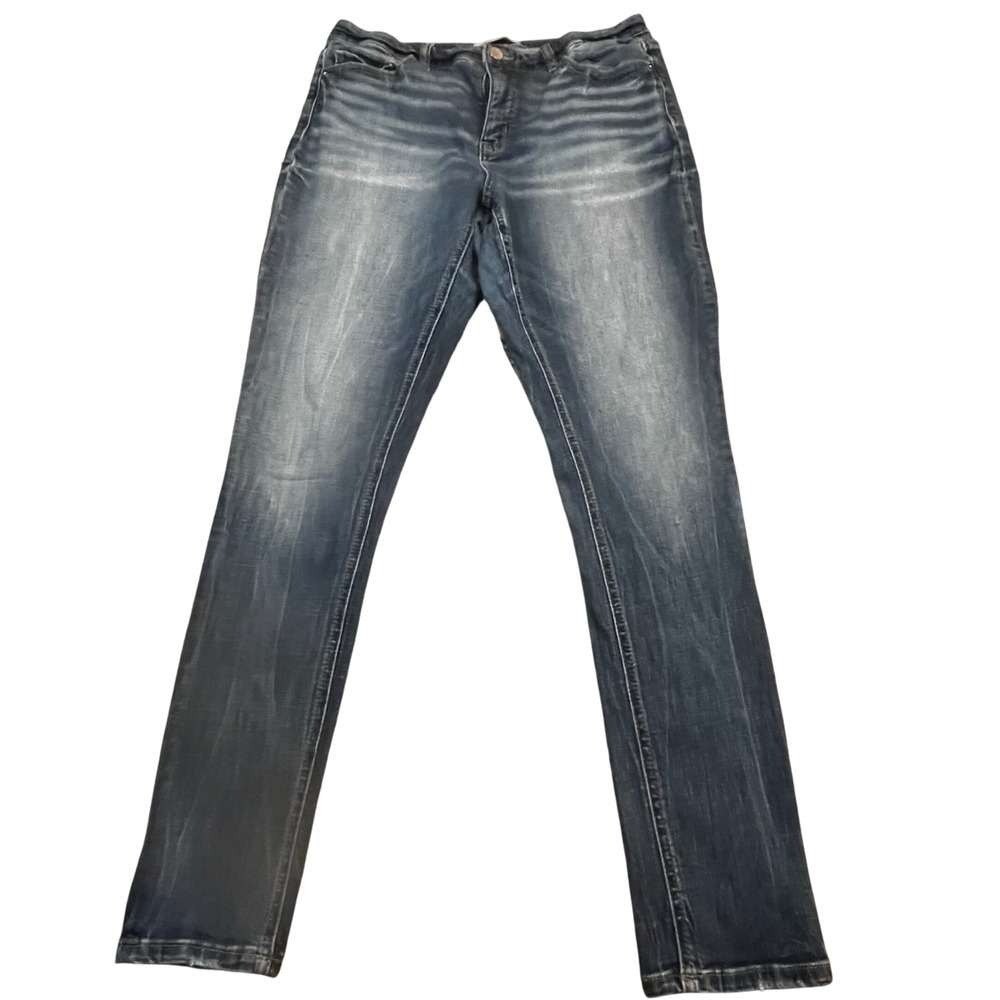 BKE‎ Gabby Curvy Fit High Rise Skinny Jeans Blue Denim 29x31.5 Dark Wash Stretch